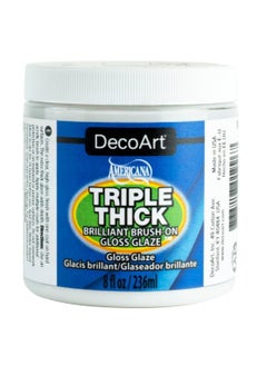 DecoArt DecoArt Triple Thick Gloss Glaze - Jar, 8fl oz 