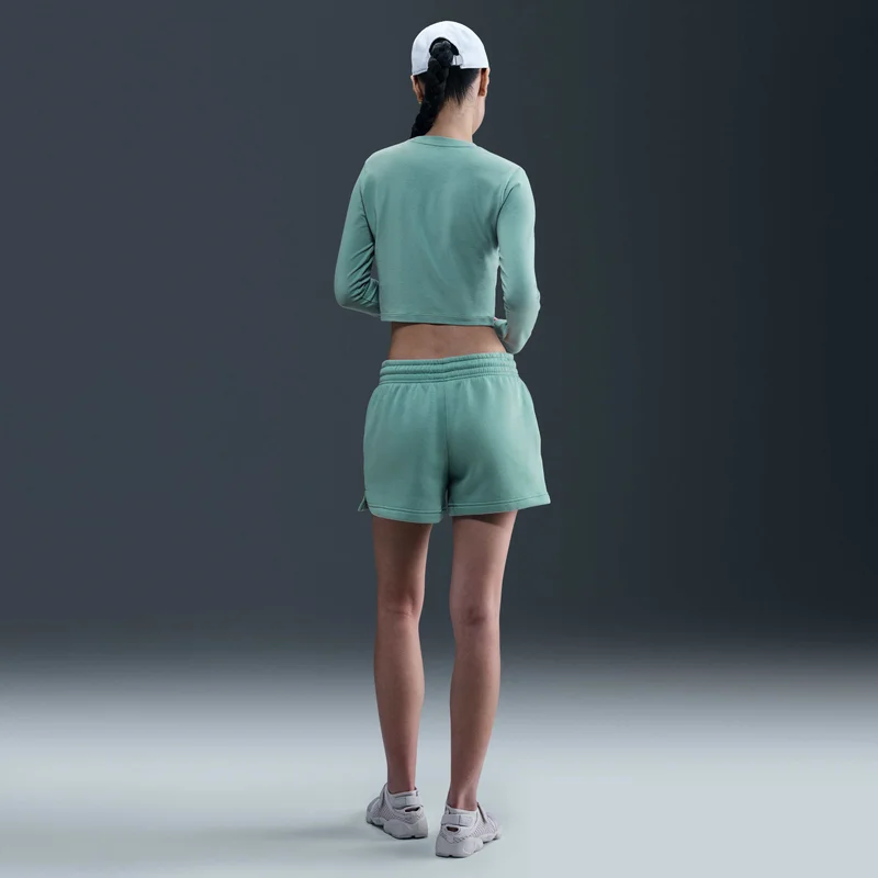 Nike Grey Women's Sportswear Chill Knit Crop Top for Women | Best Price UAE