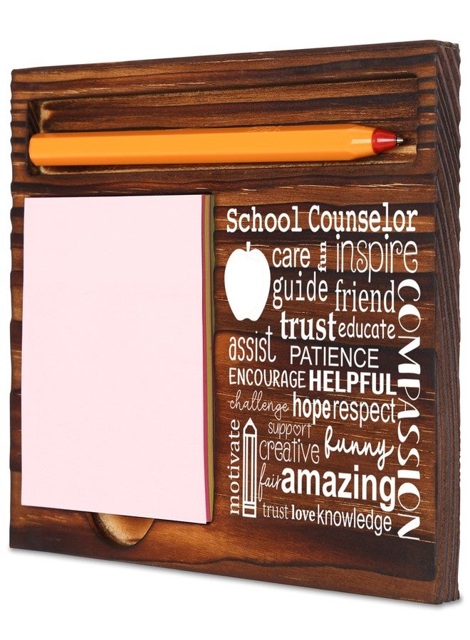 TRCENDE School Counselor Appreciation Gift for Women, Thank You Gift for School Counselor, Birthday Christmas Retirement Graduation Gifts for School Counselor, Retro Self-Stick Note Pad Holders XB475 - Image 1
