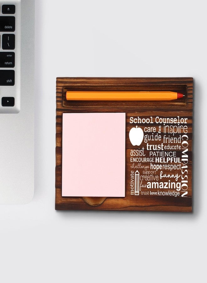 TRCENDE School Counselor Appreciation Gift for Women, Thank You Gift for School Counselor, Birthday Christmas Retirement Graduation Gifts for School Counselor, Retro Self-Stick Note Pad Holders XB475 - Image 4