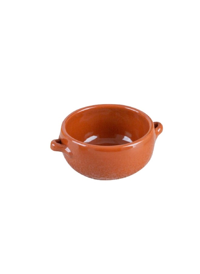 Graupera Deep Flambee Dish Honey Brown 13 Cm R-0713 - Image 1