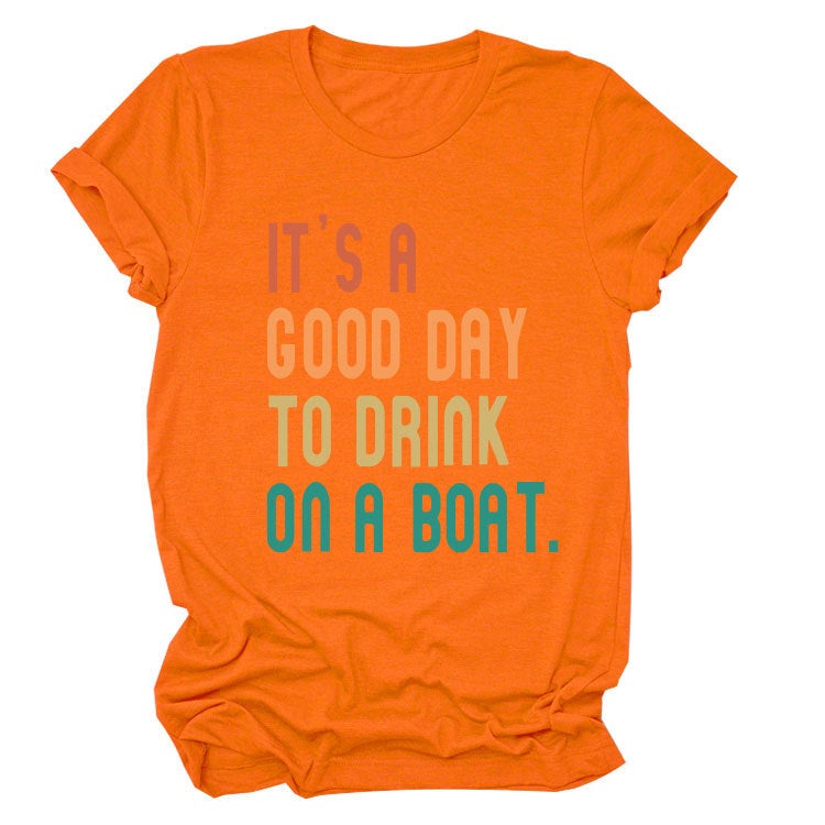 Independent Site It'S A Good Day To Drink Summer Trendy Short-Sleeved T-Shirt - Image 1
