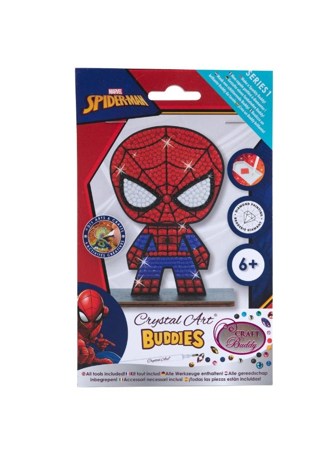 Craft Buddy Craft Buddy Series 1 Marvel Spiderman Crystal Art Buddies Diamond Painting Kit - Image 3