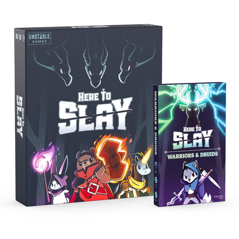 Unstable Games - Here to Slay Warriors & Druids Expansion Pack - Designed to be Added to Your Here to Slay Base Game - Great for Family Game Night - Image 2