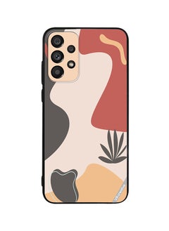 Protective Case Cover For Samsung Galaxy A13 Printable Template With Abstract Geometric Shapes, Nature Aesthetic Texture, Design Multicolour