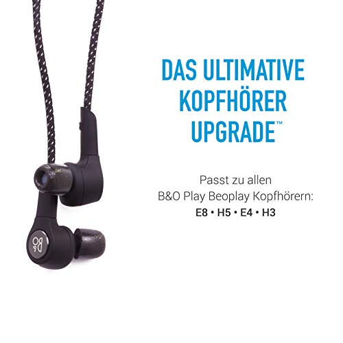 COMPLY كومبلاي سبورت برو | نصائح أذن بديلة من رغوة الذاكرة لسماعات Jaybird و BlueBuds و Freedom والمزيد | عزل صوت ممتاز، راحة قصوى، ملاءمة آمنة | أسود، كبير (3 أزواج) - Image 2