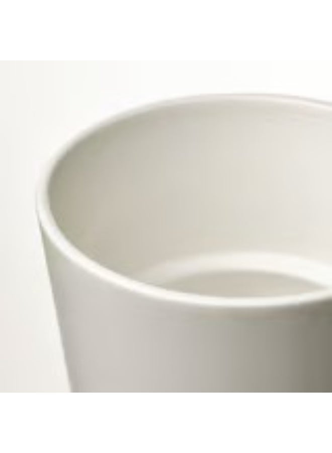 وعاء نباتات باللون الأبيض - Image 2