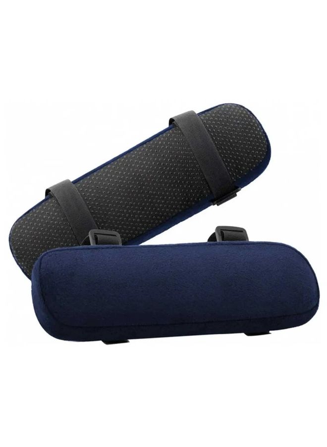 Gray Detachable Washable Armrest Pad For Office Home Chair Soft Foam Elbow Support - Image 5