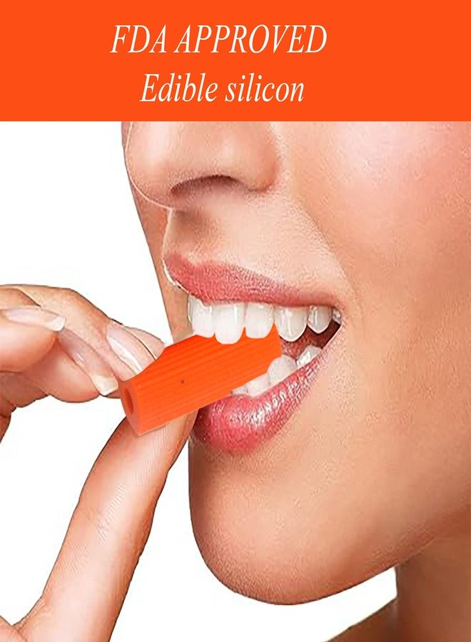 Dentosmile Chewies Seater in Orange Colour with Carry Case for Aligner Chompers Trays (Unscented) - Image 5