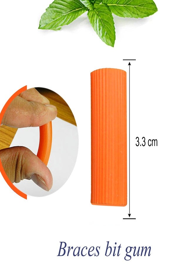 Dentosmile Chewies Seater in Orange Colour with Carry Case for Aligner Chompers Trays (Unscented) - Image 3