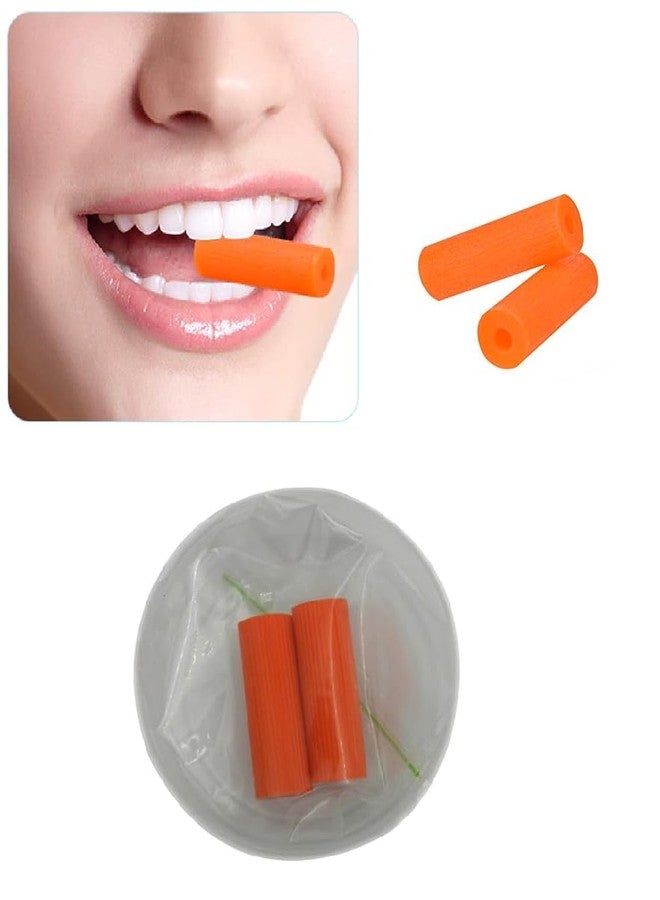 Dentosmile Chewies Seater in Orange Colour with Carry Case for Aligner Chompers Trays (Unscented) - Image 1