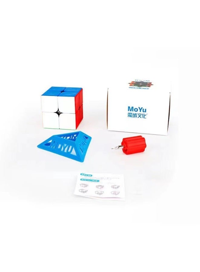 Moyu RS3M2020 Third-order Rubik's Cube Magnetic Magnetic Suspension Rubik's Cube Children's Educational Toys Stall-Color:RS2M Second-order Magnetic Cube