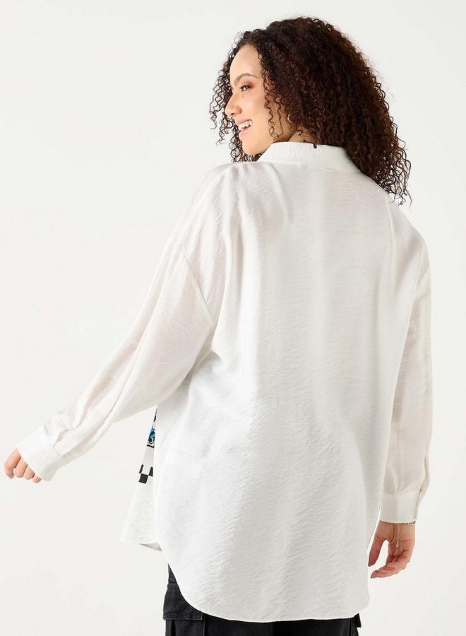 اس بي كاركترز قميص بأكمام طويلة وطبعات ميكي والأصدقاء - Image 3