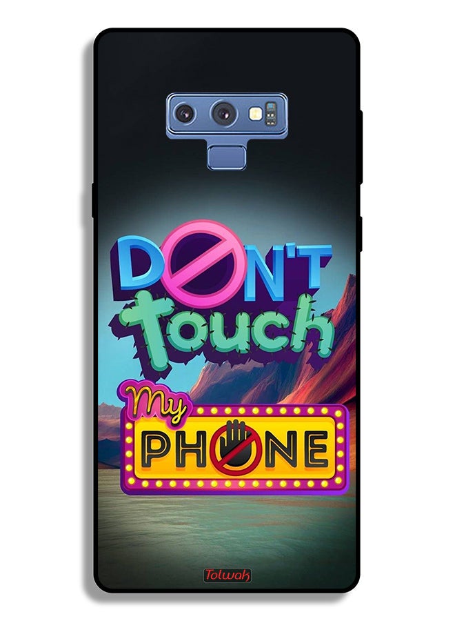Tolwak Samsung Galaxy Note 9 Protective Case Cover Do Not Touch My Phone - Image 2