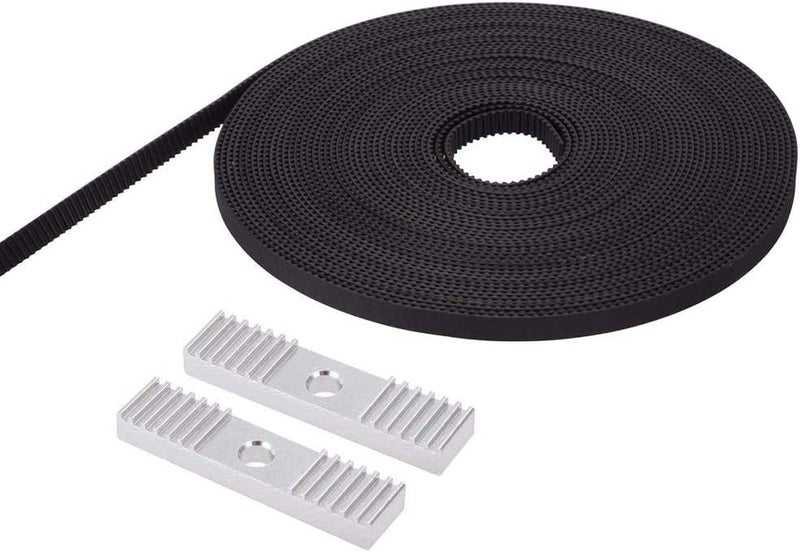 KeeYees 5M GT2 Timing Belt 6mm Width + 20 Teeth 5mm Bore Belt Pulley Wheel + Idler + Tensioner Spring Torsion + Gear Clamp Mount Block with Allen Wrench for 3D Printer RepRap - Image 3