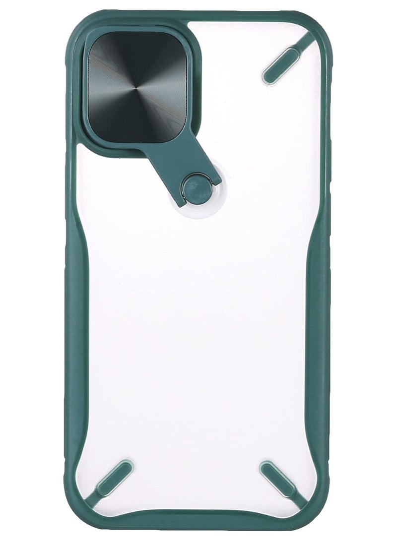 Nillkin Cyclops Hard Back Case for iPhone 12 Mini - Deep Green, TPU - Image 1