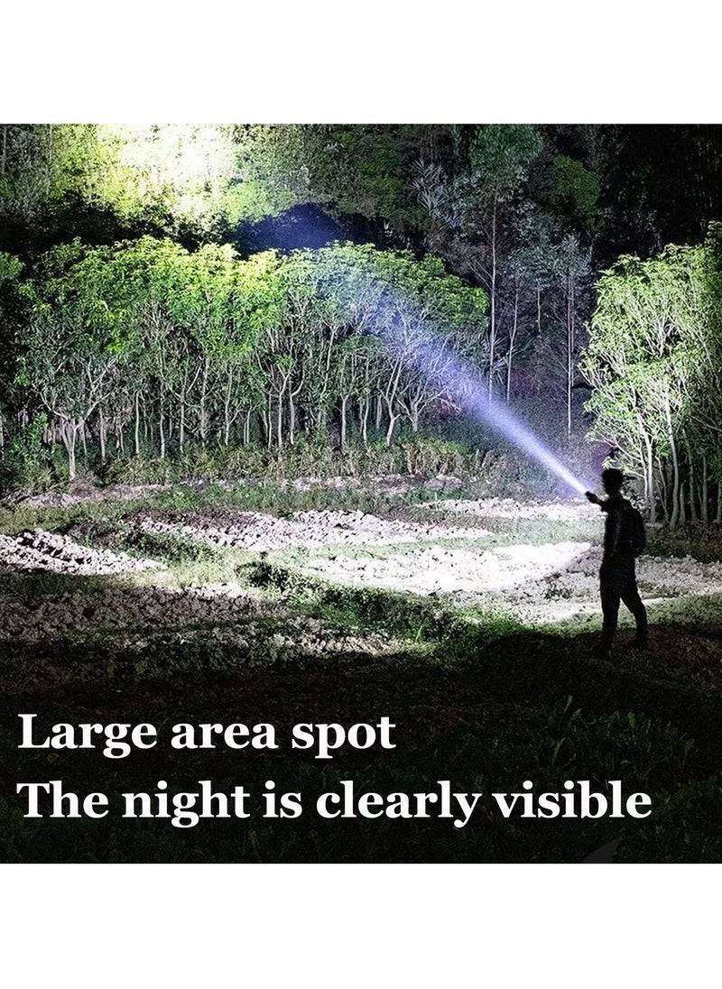 Excefore - Flashlights, 2 Pcs Mini Special Forces Strong Light Flashlight, Multifunctional Rechargeable Flashlight, Super Bright Flashlight, Best Camping, Outdoor, Emergency, Everyday Carry - Image 1