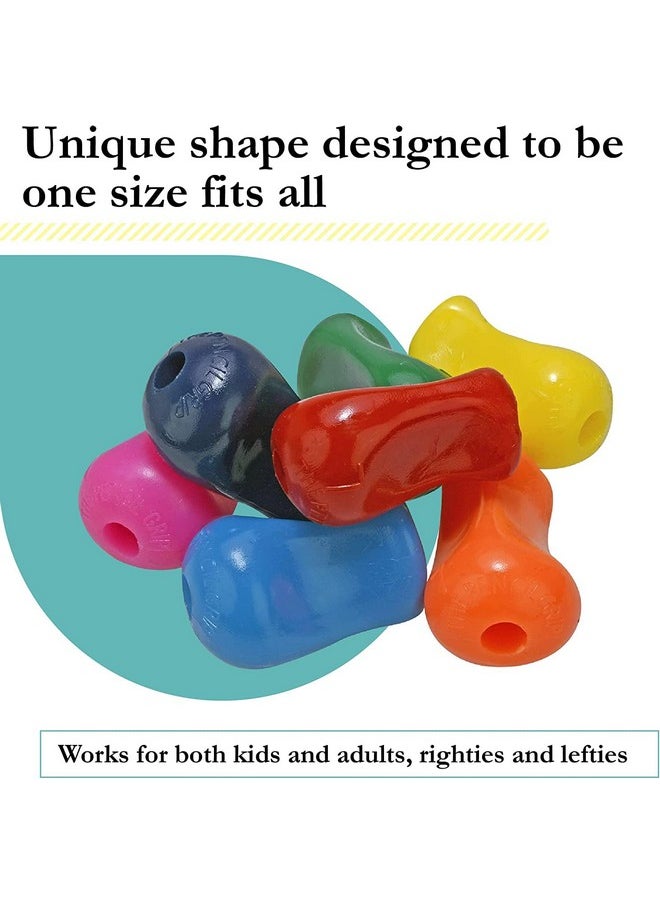 The Pencil Grip - Neon, Universal Ergonomic Training Gripper For Righties And Lefties, 12 Count Assorted Colors (Tpg-11312) - Image 1