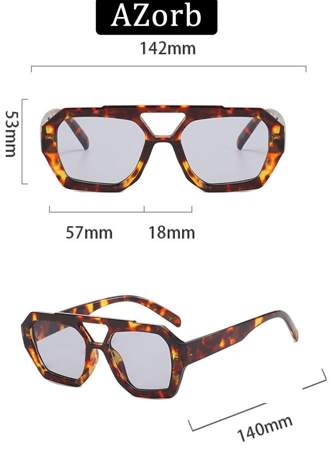 AZorb Sunglasses Men Women Retro Aviator Sun Glassess Tinted Pilot Sunglass for Mens Womens UV Protection Shades - Image 5