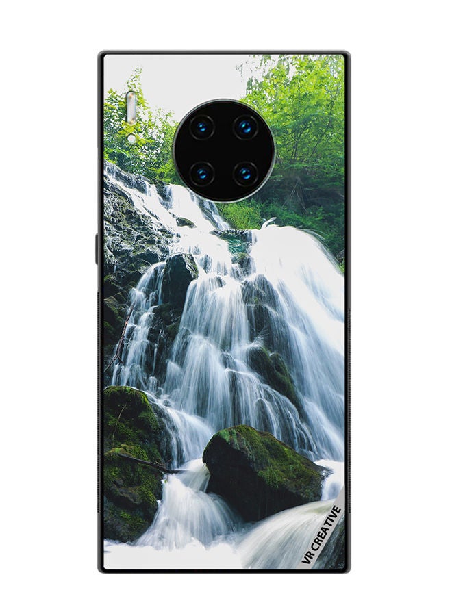 VR CREATIVE Protective Case Cover For Huawei Mate 30 Pro Waterfall Design Multicolour - Image 1