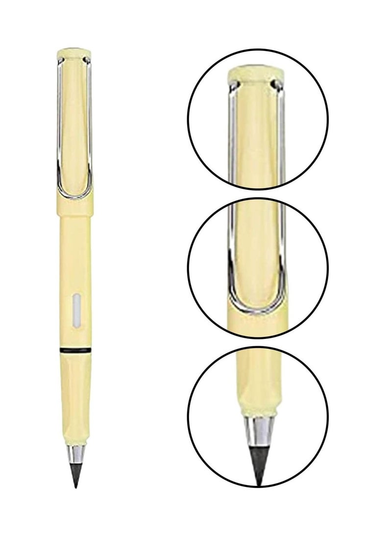 Label 6 Inkless Magic Pencil, Unlimited Writing Pencil, Everlasting Pencil Eternal, with Eraser Tree-Friendly Cute Forever Pencil, for Writing Drawing with Extra 6 Eraser Multi colors - Image 5
