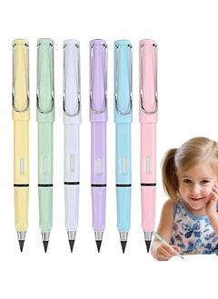 6 Inkless Magic Pencil, Unlimited Writing Pencil, Everlasting Pencil Eternal, with Eraser Tree-Friendly Cute Forever Pencil, for Writing Drawing with Extra 6 Eraser Multi colors - pzsku/Z29D7463F98B5C4AA63EBZ/45/_/1708846912/5990714c-46b3-4f01-aa39-7221d917f649