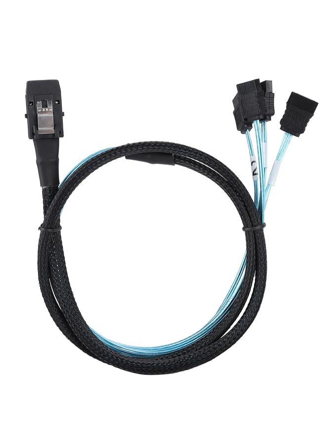 كابل فاصل عالي السرعة 1م Mini SAS36P SFF-8087 إلى 4*SATA 7Pin 6Gbps HD