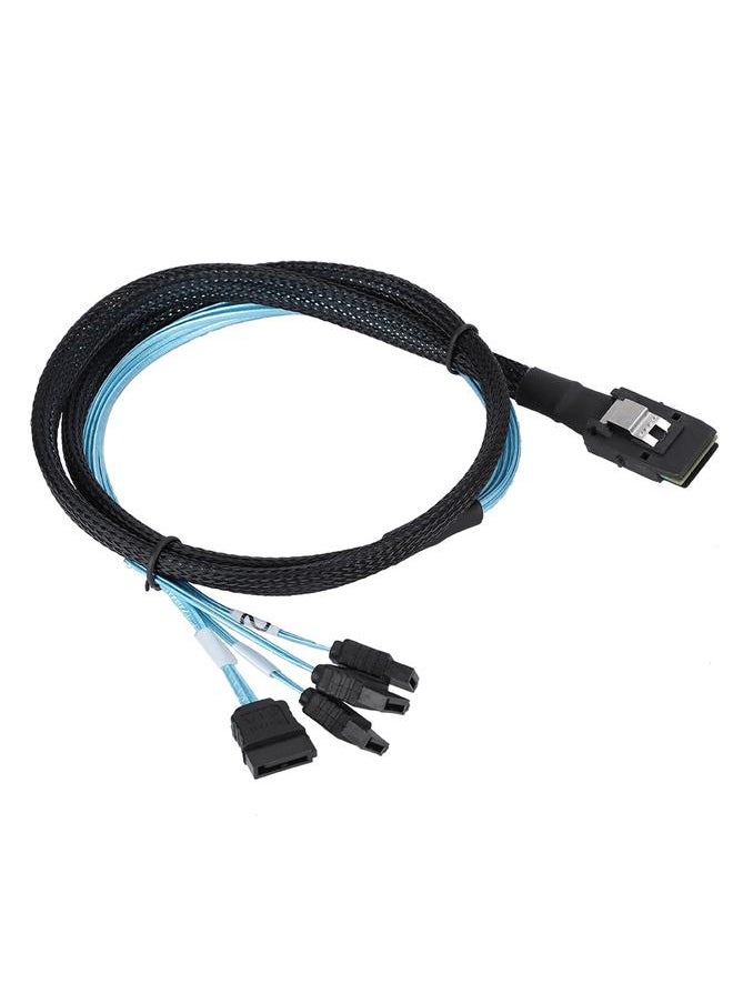 كابل فاصل عالي السرعة 1م Mini SAS36P SFF-8087 إلى 4*SATA 7Pin 6Gbps HD