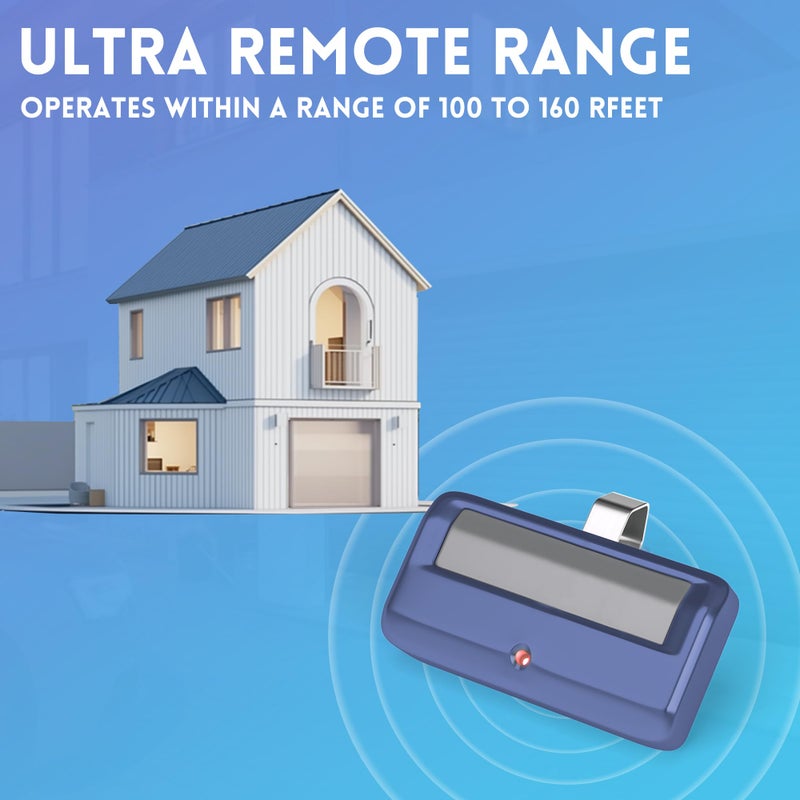 CreaCity 2 For Chamberlain Craftsman Garage Door Opener Remote 891Lm 971Lm Universal Blue - Image 4