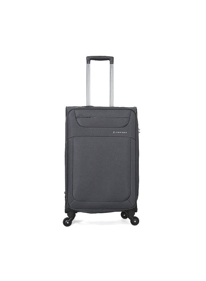 GIORDANO Giordano Softside Luggage Trolley Bag 3 Pieces Set,Grey