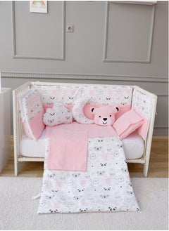 FUN MOMENT 3 Side Guardrails for Baby Bed with Quilt, Pillows and Sheet  - Image 1