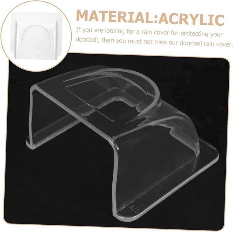 غطاء جرس الباب المقاوم للماء من Artibetter للمنزل والمكتب، سهل التركيب، مصنوع من البلاستيك ABS المتين - Image 5