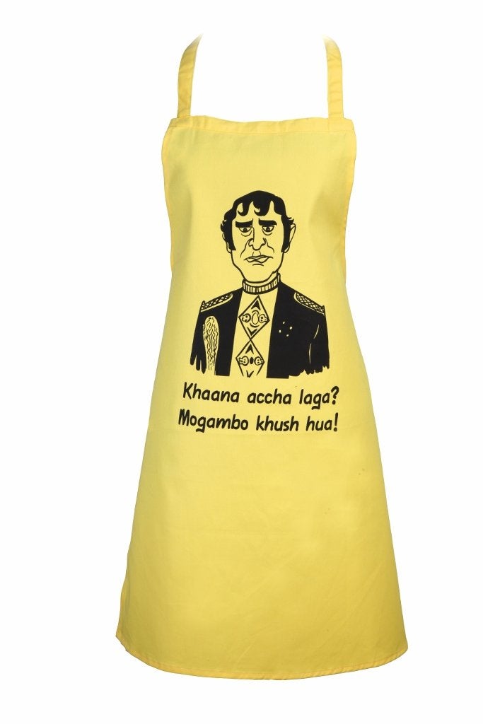 Eco Corner Cotton Mogambo Tribute Apron Yellow