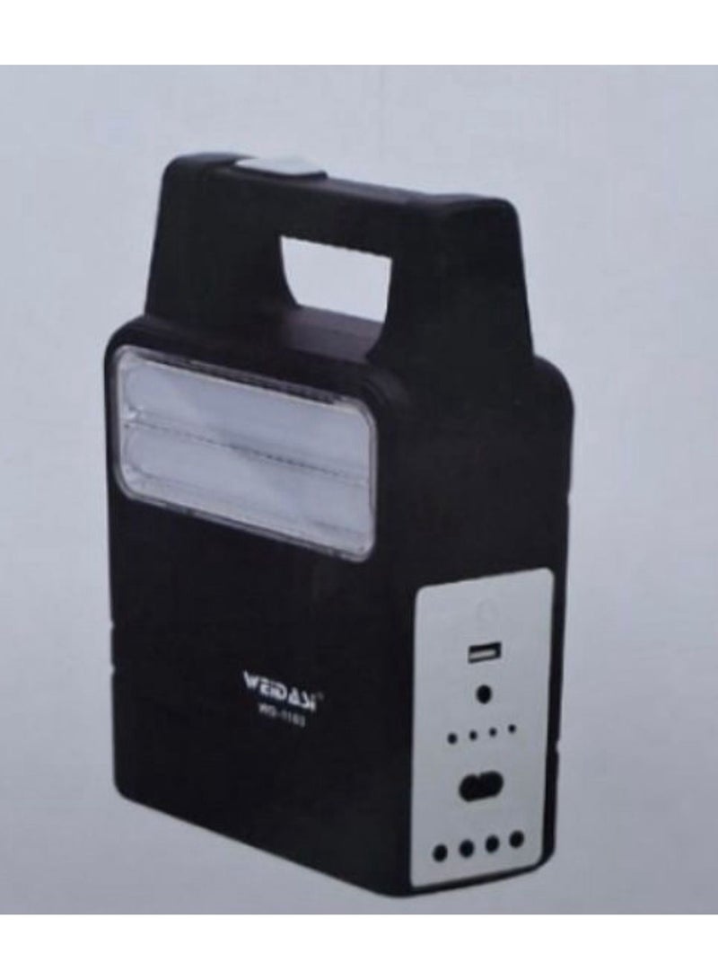 WEIDASI ‏A multifunctional solar-powered lighting and charging system ideal for trips, camping, and sudden power outages. - Image 4