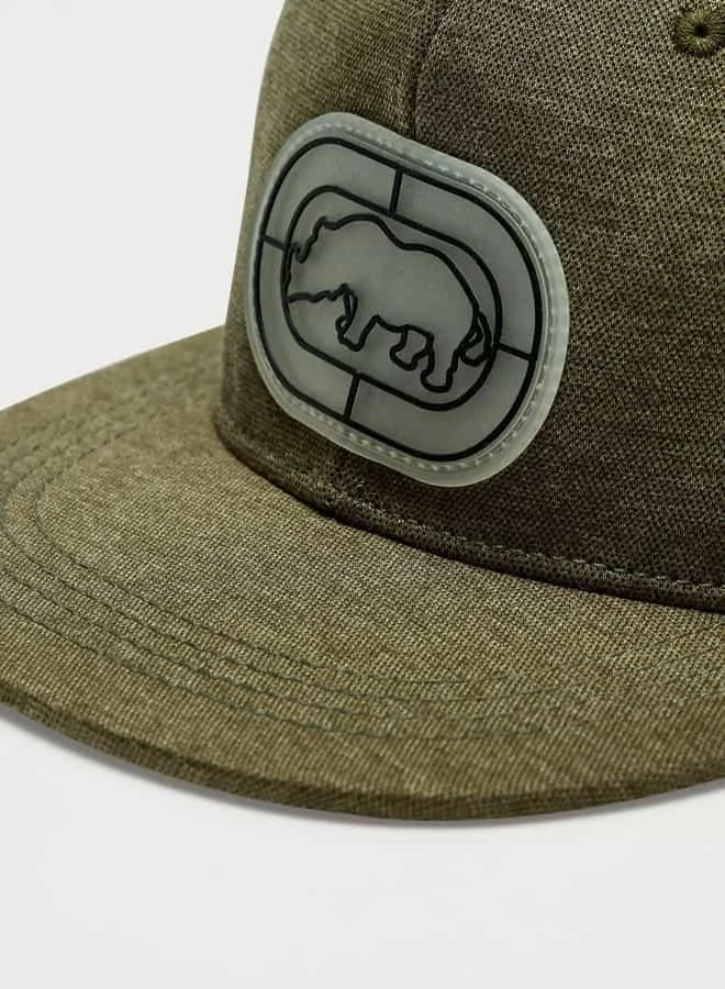 Ecko Unltd. Ecko Logo Detail Cap with Buckled Strap Closure