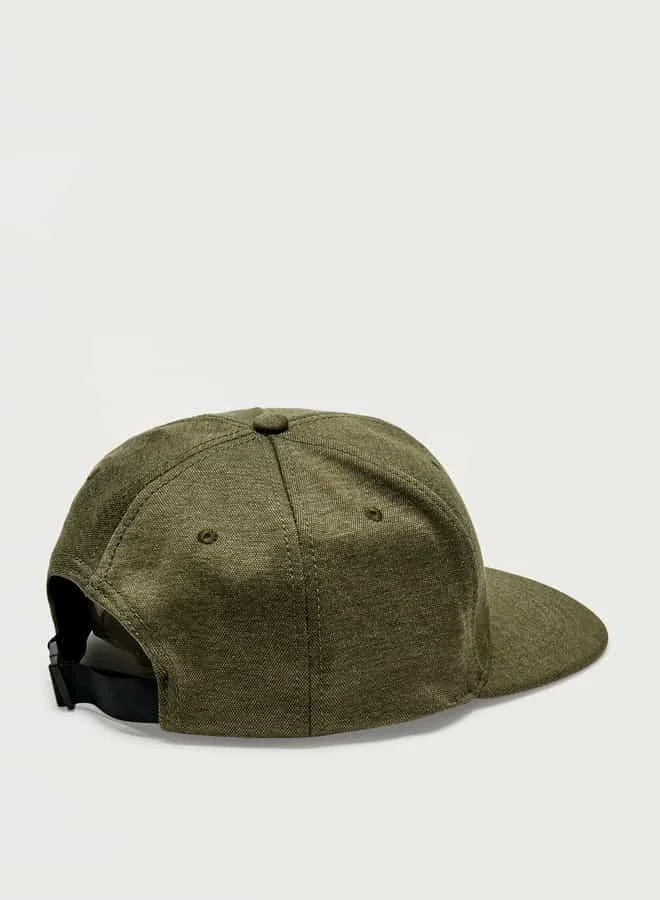 Ecko Unltd. Ecko Logo Detail Cap with Buckled Strap Closure