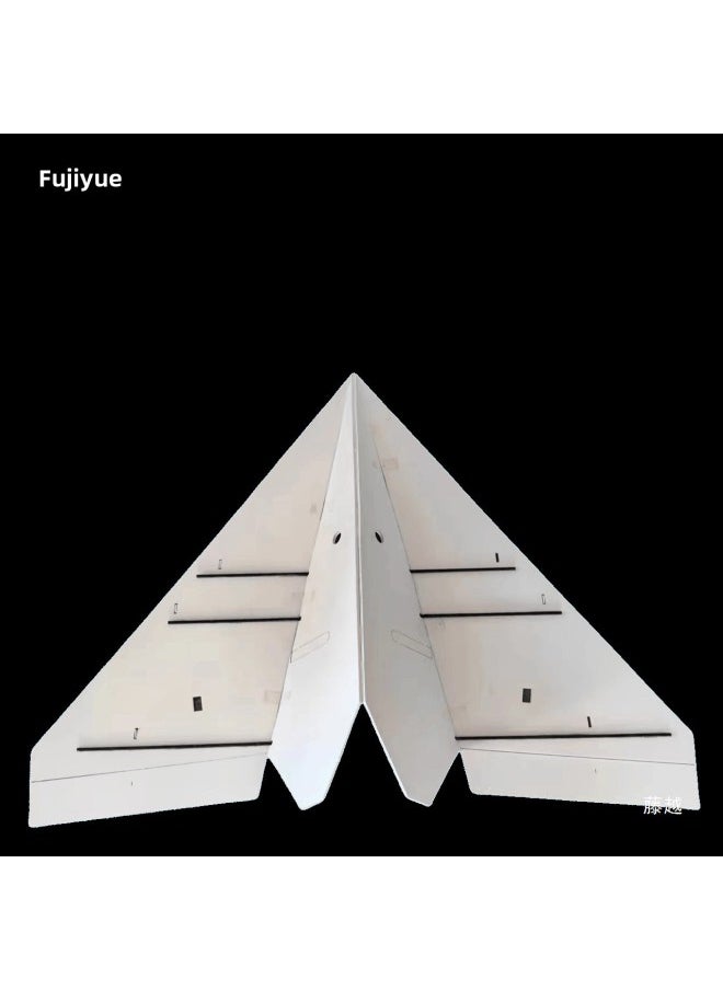 Generic - Paper Airplane Model Aircraft 1m Magic Board Pp Anti-Fall Board Competition Delta Wing Electric Glider Kt Remote Control-Color:Complete Machine Standard Package (mc6c Right-hand Throttle)-Specification:1m Magic Board Paper Plane (camouflage Blue) - Image 1