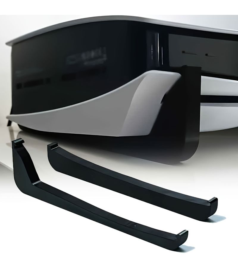 1 زوج من حوامل رفع العرض لتخزين PS5 الأفقي على سطح المكتب - Image 1