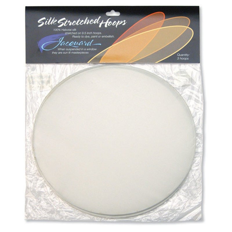 Jacquard Stretched Silk Hoops 3 Pack - Image 3