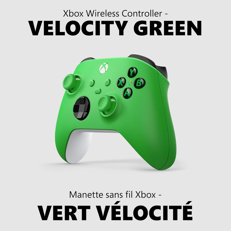 XBOX Wireless Gaming Controller (2025) – Velocity Green – Play on , Windows, Android, iOS, FireTV Sticks, Smart TVs, VR Headsets - Velocity Green Edition - Image 2