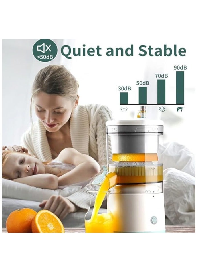 ELTRAZONE Electric Citrus Juicer – Compact USB Rechargeable Hands-Free Juicer for Oranges, Lemons & Limes | One-Touch Operation | Portable, Easy to Clean, Ideal for Home, Office & Travel - Image 3