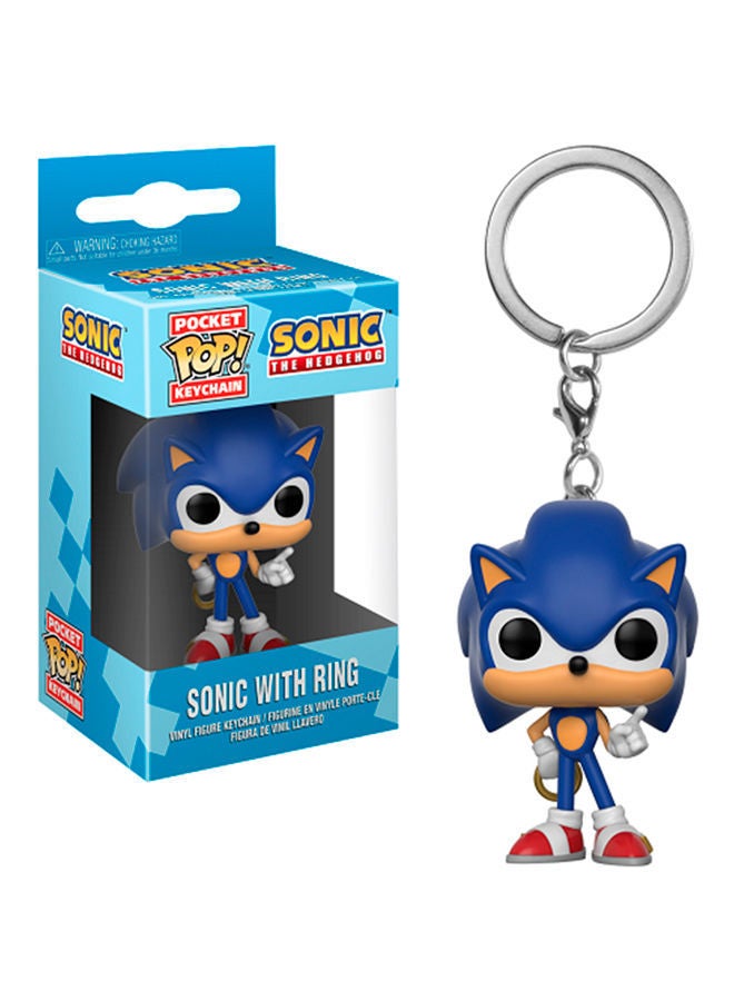 NIBEMINENT POP! Sonic Bobblehead Keychain 1 x 1.5inch - Image 1