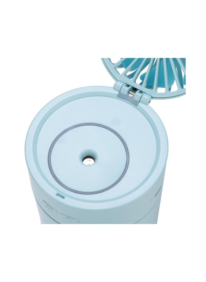 NIBEMINENT Mini Spray Cooling Fan With Rechargeable Nightlight JY24405 Blue - Image 3