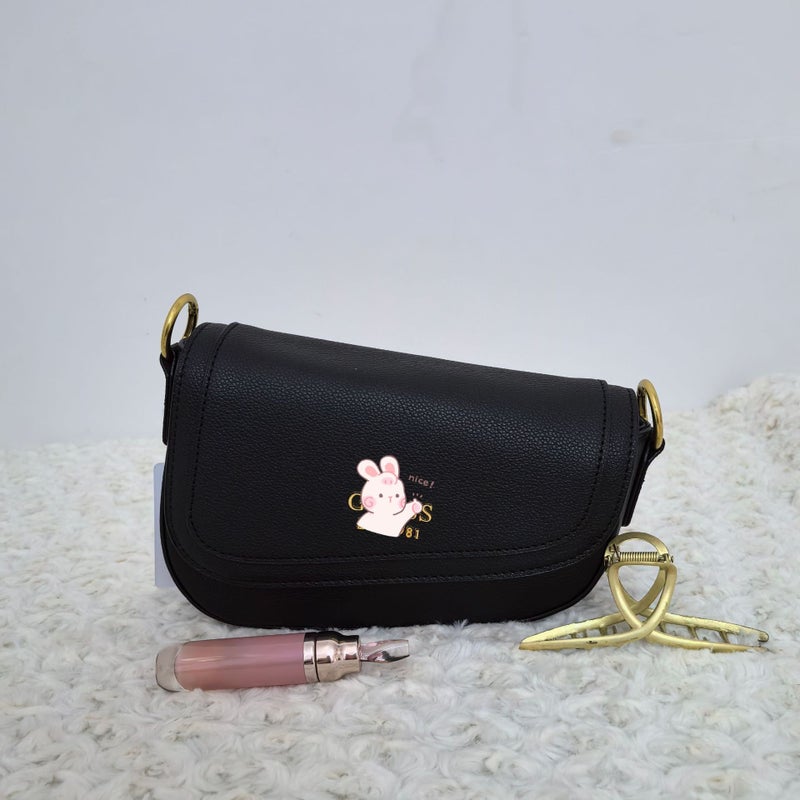 Gs Guess Home Retro Trend Snake Print Old Flower Saddle Armpit Bag Shoulder Slung Women'S Bag - Image 3