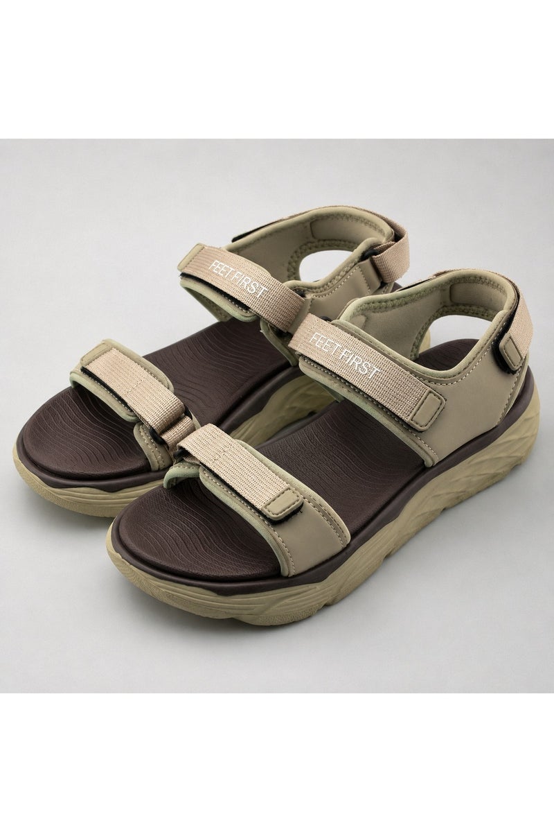 Feet First Men’s Sports Sandals with Adjustable Velcro Straps – Lightweight Comfort Outdoor Walking Sandals - Image 1