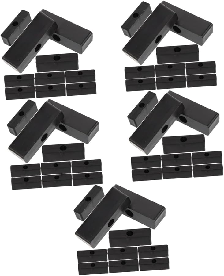50Pcs Plastic Window Security Bar Locks For Sliding Doors Home Safety Guard - Image 1