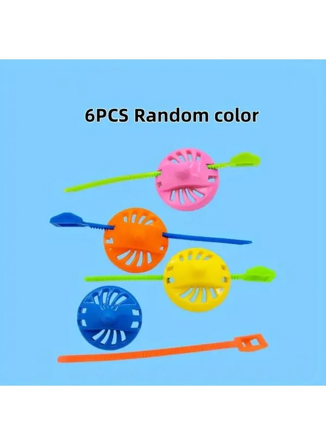 6 قطع لعبة مغناطيسية صغيرة سريعة الدوران هدية عطلات للمدرسة جوائز حفلات - Image 1