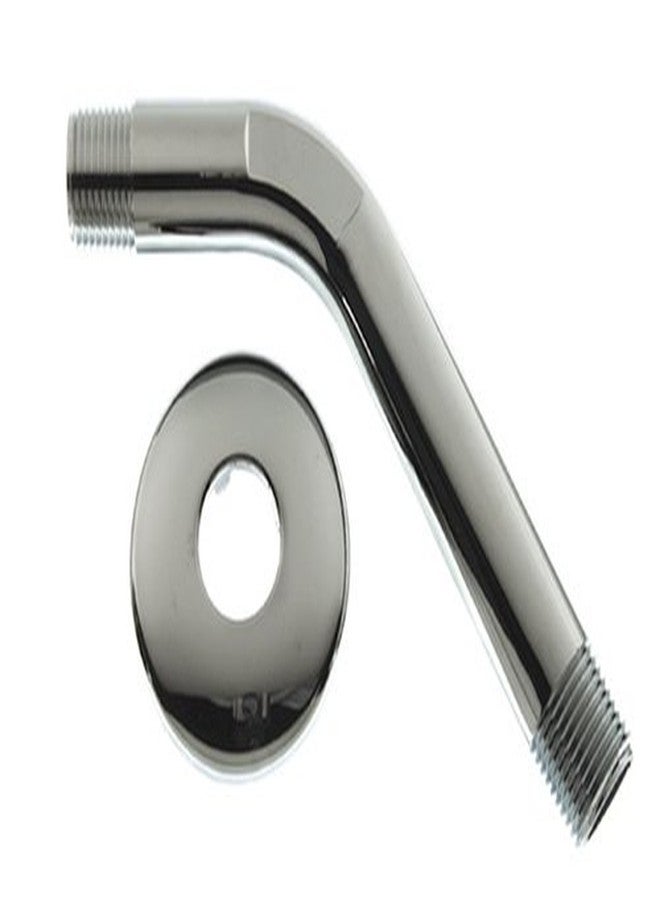 DANCO (89078) Showerhead and Shower Arm Flange and Assembly, 6-inch, Plastic with Chrome Finish