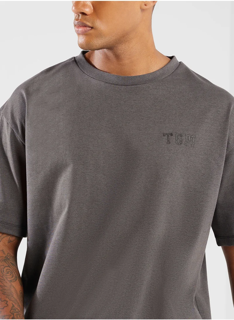ذا جيفينج موفمنت Oversized Racing Printed T-Shirt