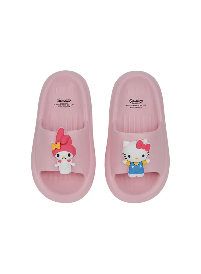 Urbanhaul  UrbanHaul Girls Sanrio Hellokitty & Frnds Print Slip on Sliders For Kids Suitable for Daily Use :- Pink for Women | Best Price UAE